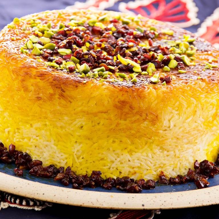 Tahchin Morgh (Persischer Reiskuchen)