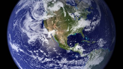 die Erde aus dem Weltall gesehen (Foto: picture-alliance / Reportdienste, Picture Alliance)